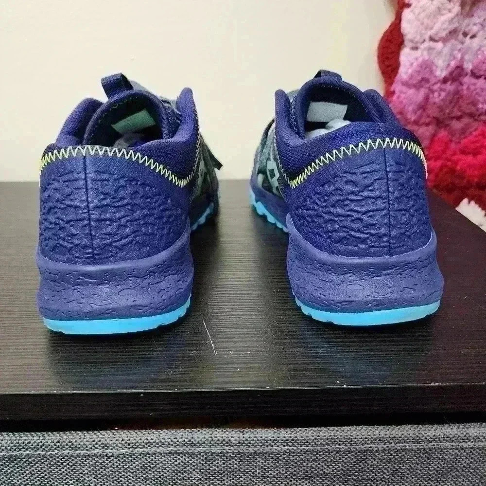 Asics Alpine XT Navy Aqua Running Fitness Shoes Sneakers T878N Women's Size 9.5 - Picture 4 of 6